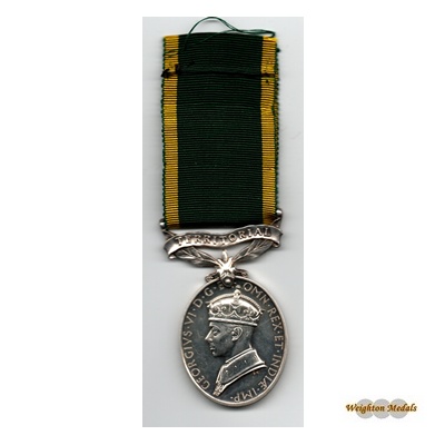 Efficiency Medal – Territorial - Sigmn L C Bennett